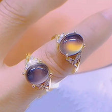 Load image into Gallery viewer, Boho Style Color Changing Mood Stone Cuff Rings
