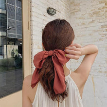 Load image into Gallery viewer, Bowknot Hair Scrunchies For Women Girls Sweet Elastic Hair Bands Elegant Hair Tie Rope Rubber Band Hair Gum Gorgeous Hair Accessories For Women

