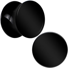 Load image into Gallery viewer, Black UV Acrylic Saddle Plug Set 5mm to 25mm

