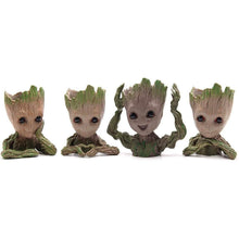 Load image into Gallery viewer, Boxod Treeman Baby Groot Succulent Flower Pot with Hole Pen Holder
