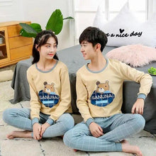 Load image into Gallery viewer, Boys Girls Sleepwear Winter Cotton Pajamas Sets Children Home Wear For Boy Pajamas Kids Nightwear Teenage Pajamas Clothes Sleepwear Suit Comfortable Thin Leisure Sleep Lounge Sleepwear for Adults Women Jogging Home wear
