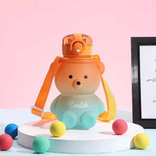 Load image into Gallery viewer, BPA-free Kawaii Bear Straw Water Bottle
