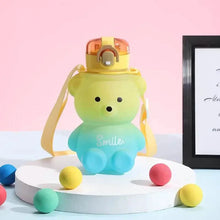Load image into Gallery viewer, BPA-free Kawaii Bear Straw Water Bottle
