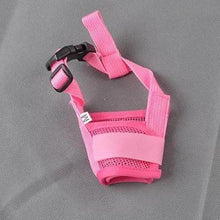 Load image into Gallery viewer, Breathable Adjustable Dog Muzzle Nylon Straps Anti Barking Comfortable Dog Muzzles Pets Accessories Mouth Cover For Outdoor Walking
