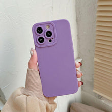 Load image into Gallery viewer, Bright Colors Soft Silicone Phone Case For iPhone 11 Pro Max X XR XS Max 7 8 6S Plus Mini Camera Protection Back Cover Silicone Camera Protection Case Soft Scratch-Resistant Case For Iphone

