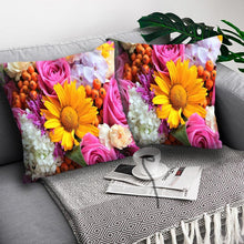 Load image into Gallery viewer, Bright Red Flower Cushion Cover Home Fashion Decoration Red Orange Pink Poppy Flowers Decorative Throw Pillow Cover Case Cushion Home Living Room Pillow Case Super Soft Short Plush Cushion Cover 45x45CM
