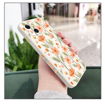 Load image into Gallery viewer, Brilliant Flowers Phone Case For iPhone 14 13 Pro Max Mini Cute Multicolored Flowers Pattern Cover Slim Silicone Shockproof Bumper Back Cover

