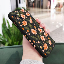 Load image into Gallery viewer, Brilliant Flowers Phone Case For iPhone 14 13 Pro Max Mini Cute Multicolored Flowers Pattern Cover Slim Silicone Shockproof Bumper Back Cover
