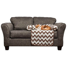 Load image into Gallery viewer, Chevron Reversible Quilted Pet Bed Chair Cover - Assorted Sizes
