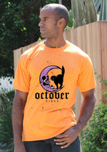 Load image into Gallery viewer, October Vibes Men's Bamboo Viscose/Organic Cotton Short Sleeve Graphic T-Shirt
