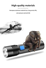 Load image into Gallery viewer, Built in battery XP-G Q5 Zoom Focus Mini led Flashlight Torch Lamp Lantern 2000 Lumen Adjustable Penlight Waterproof T6 light  Focus IP65 Water-Resistant Portable for Indoor and Outdoor Camping Hiking
