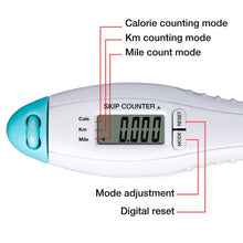 Load image into Gallery viewer, Built-in Rolling Pin Counter Jump Rope Skipping Rope Speed Rope For Boxing Jumping Training Lose Weight Fitness Digital Weight Calories Time Setting Skipping Rope With Counter For Indoor And Outdoor Exercise
