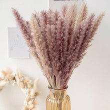 Load image into Gallery viewer, Bulrush Natural Dried Flowers Artificial Branch Pampas Grass Phragmites Fake Flower Wedding Home Decoration Christmas Decor
