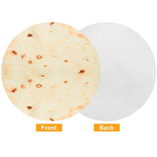 Load image into Gallery viewer, Burrito Tortilla Throw Blanket

