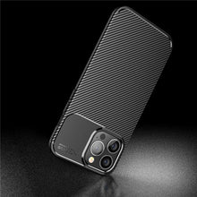 Load image into Gallery viewer, Business Black Shockproof Shock Absorption Soft Slim Bumper Fashion Non-Slip Anti Scratch Protective Phone Case For iPhone 12 Pro Max Case For iPhone 14 Plus 13 Mini 11 X XR XS Max 7 8 6 6S Soft Silicone Protective Phone Cover
