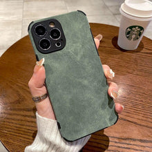 Load image into Gallery viewer, Business Iphone PU Leather Phone Case For iPhone 13 12 11 14 Pro Max Mini XR XS X Luxury Silicone Shockproof Soft Cover Ultra Thin Slim Leather Case Anti-Scratch Hard Back Cover for iPhone
