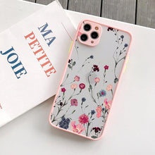 Load image into Gallery viewer, Butterfly Lavender Flower Phone Case For iPhone 13 mini 14 pro max Hard Shockproof Cover Floral Design Built-in Lens Protection Beautiful Design Transparent Back Case Cover for iPhone
