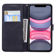 Load image into Gallery viewer, Butterfly Leather Flip Cover For iPhone 14  X XS XR 13 12 11 Pro Max 12 MINI Phone Wallet Case PU Leather Wallet Case Butterfly Flower Pattern Design Magnetic Flip Case Shockproof Protective Cover
