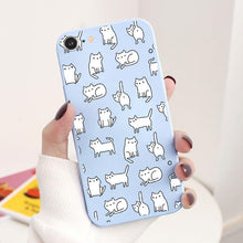 Load image into Gallery viewer, Butterfly Pattern Design Trendy Mobile Phone Case Protective Case For iPhone 7 8 SE 2020 Flower Cartoon Celular Case For iPhone7 8 SE2020 se 2020 se2020 A1778 A1660 A1779 Silicon Matte TPU Cover
