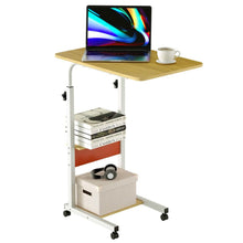 Load image into Gallery viewer, C Side Laptop Small Slim Snack Side Table
