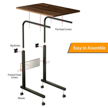 Load image into Gallery viewer, C Side Laptop Small Slim Snack Side Table

