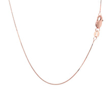 Load image into Gallery viewer, 14k Rose Gold Classic Box Chain 0.4mm
