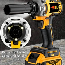 Load image into Gallery viewer, 21V Cordless Brushless Impact Wrench Drill Kit – Lithium Drill + Battery x1, 4000mAh Battery, Toolbox &amp; Accessories

