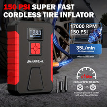 Load image into Gallery viewer, Portable Car Jump Starter with Air Compressor
