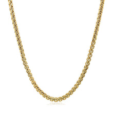 Load image into Gallery viewer, 14k Yellow Gold Solid Round Box Chain 2.5 mm
