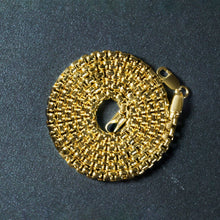 Load image into Gallery viewer, 3.4mm 14k Yellow Gold Round Box Chain
