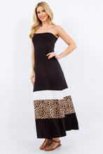 Load image into Gallery viewer, Women Full Size Leopard Print Color Maxi Dress Plus Size Trendy &amp; Modern Long Dress
