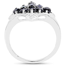 Load image into Gallery viewer, 1.80 Carat Genuine Blue Sapphire .925 Sterling Silver Ring
