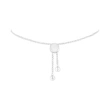 Load image into Gallery viewer, Sterling Silver Diamond Woven Heart Bolo Bracelet (0.1 cttw, H-I Color, I2-I3 Clarity)
