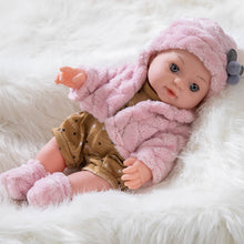 Load image into Gallery viewer, 12" Pink Baby Doll – PVC Dress-Up Play Doll (Ages 3+)
