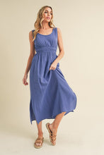 Load image into Gallery viewer, New Summer Side Slit Round Neck Sleeveless Tank Dress For Women – Versatile, Comfortable &amp; Stylish for Warm Weather
