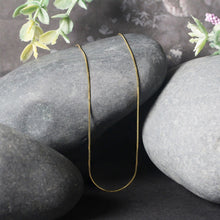 Load image into Gallery viewer, 14k Yellow Gold Round Snake Chain 0.7mm
