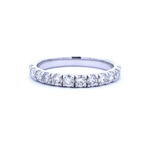 Load image into Gallery viewer, .75ct Diamond Wedding Band Ring 14KT White Gold
