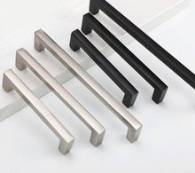 Load image into Gallery viewer, Cabinet Handles Kitchen Door Handles Drawer Knobs Aluminum Alloy Wardrobe Door Handles Brushed Modern Style Hardware  Stainless Steel Kitchen Cabinet Pulls For Kitchen Cabinet Drawer Door Cupboard Decorative Modern Hardware For Cabinet
