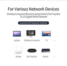 Load image into Gallery viewer, CAT6 Ethernet Cable LAN Cable Network Cable Gold Plated Laptop Router Cat6 Right Angle Ethernet Cable RJ45 Network Patch Cord Cable For Laptop Game Console
