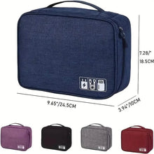 Load image into Gallery viewer, Cable Storage Bag Waterproof Digital Electronic Organizer
