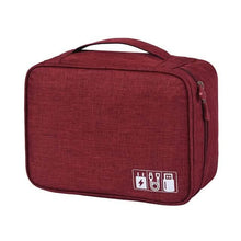 Load image into Gallery viewer, Cable Storage Bag Waterproof Digital Electronic Organizer
