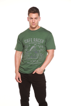 Load image into Gallery viewer, Cafe Racer Men's Bamboo Viscose/Organic Cotton Short Sleeve Graphic T-Shirt
