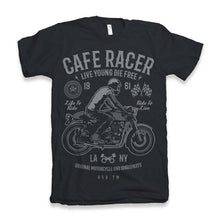 Load image into Gallery viewer, Cafe Racer Men's Bamboo Viscose/Organic Cotton Short Sleeve Graphic T-Shirt
