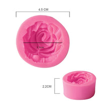 Load image into Gallery viewer, Cake Decorating Tools 3D Rose Flower Silicone Mold Gift Decorating Chocolate Cookie Soap Baking Molds Flower Bloom Rose Shape Silicone Soap 3D Cake Molds Cupcake Jelly Candy Chocolate Decoration Baking Tool Molds
