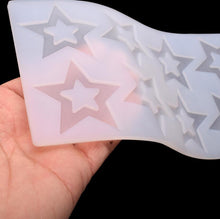 Load image into Gallery viewer, Cake Decorating Tools 3D Star Shape Silicone Mold Cupcake Chocolate Mould Decor Muffin Pan Baking Star Silicone Fondant Mold Flexible Molds Star Chocolate Mold For Dessert Candy Cupcake Topper
