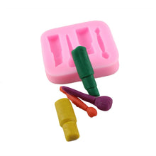 Load image into Gallery viewer, Cake Mold Cosmetic Shape Silicone Chocolate Mold 3D Silicone Pastry Mold Pastry And Bakery Accessories Dessert Tools Bakeware Women Makeup Silicone Mold Cosmetic Lipstick Shape Fondant Mold
