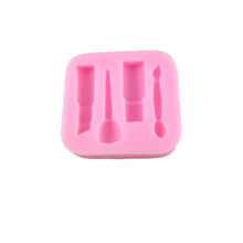 Load image into Gallery viewer, Cake Mold Cosmetic Shape Silicone Chocolate Mold 3D Silicone Pastry Mold Pastry And Bakery Accessories Dessert Tools Bakeware Women Makeup Silicone Mold Cosmetic Lipstick Shape Fondant Mold
