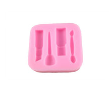 Load image into Gallery viewer, Cake Mold Cosmetic Shape Silicone Chocolate Mold 3D Silicone Pastry Mold Pastry And Bakery Accessories Dessert Tools Bakeware Women Makeup Silicone Mold Cosmetic Lipstick Shape Fondant Mold
