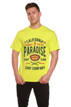 Load image into Gallery viewer, California Summer Surfing Men's Bamboo Viscose/Organic Cotton Short Sleeve Graphic T-Shirt
