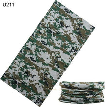 Load image into Gallery viewer, Camouflage Neck Gaiter Hunting Scarves Ice Silk Bandana Tubular Buff Half Mask Tactical Sport Headband Balaclava  Balaclava Seamless Magic Head Scarf Breathable Bandana Turban Outdoor Hiking Quick-Dry Sweat Absorbing Scarves Multifunction Beanie Hat
